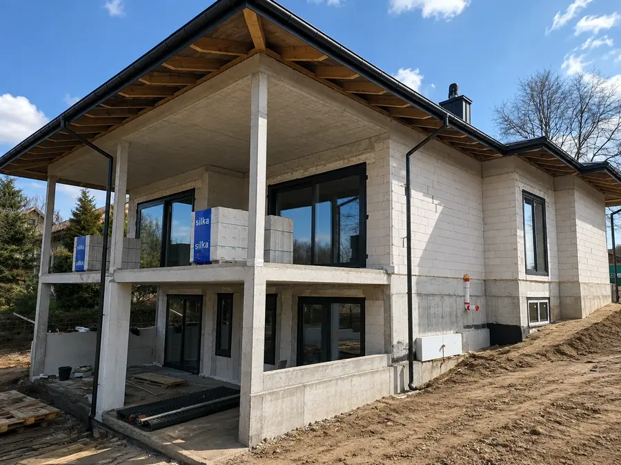 Budowa domów murowanych — stan surowy i pod klucz